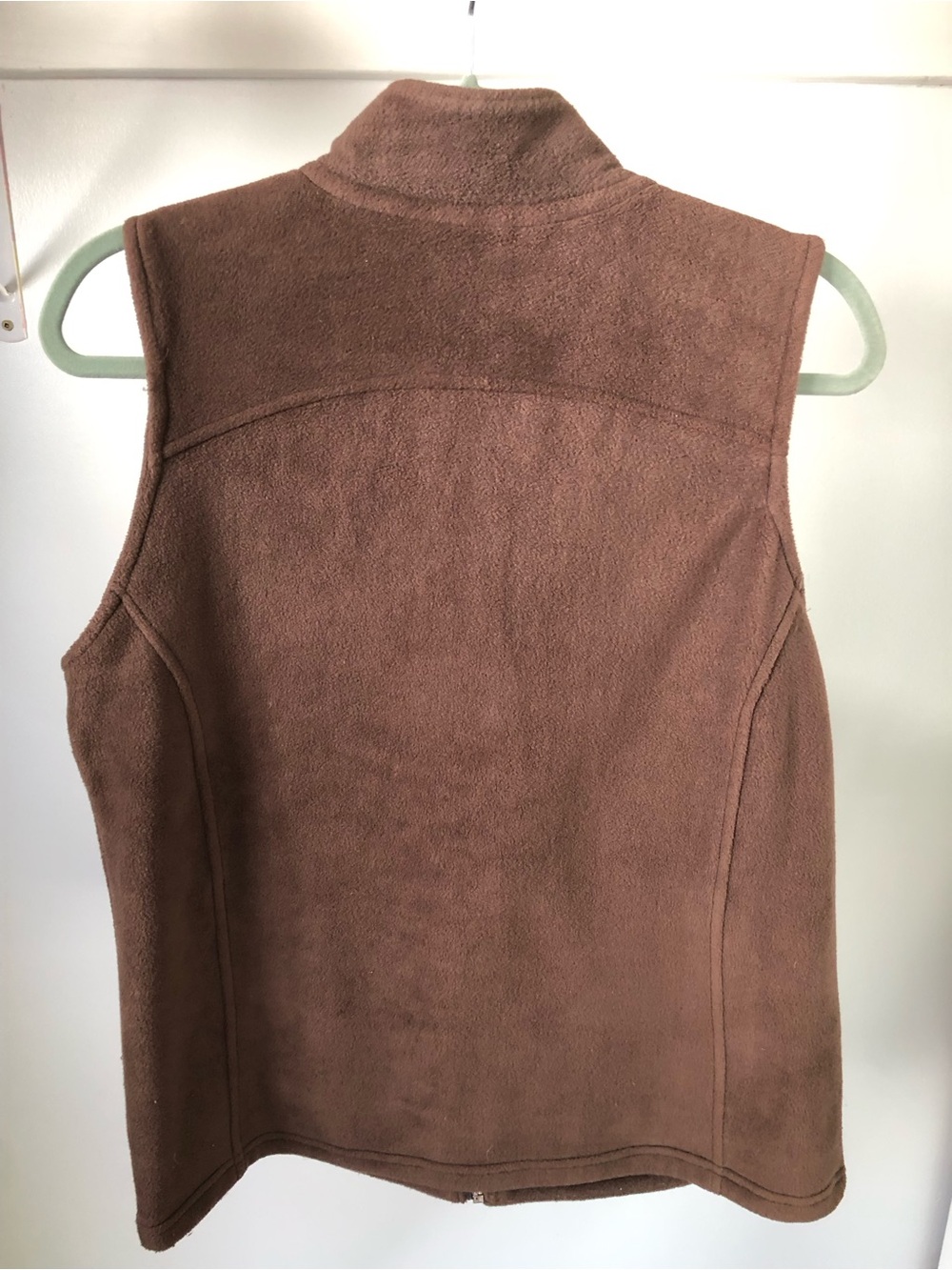 90s Y2k Penmans Soft Brown Fleece Zip-Up Vest Size M Gorpcore - Picture 6 of 9